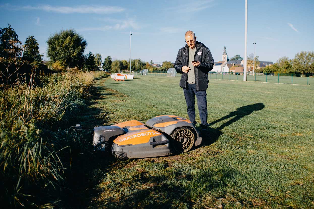 case KSK Grembergen GRASROBOTS.be